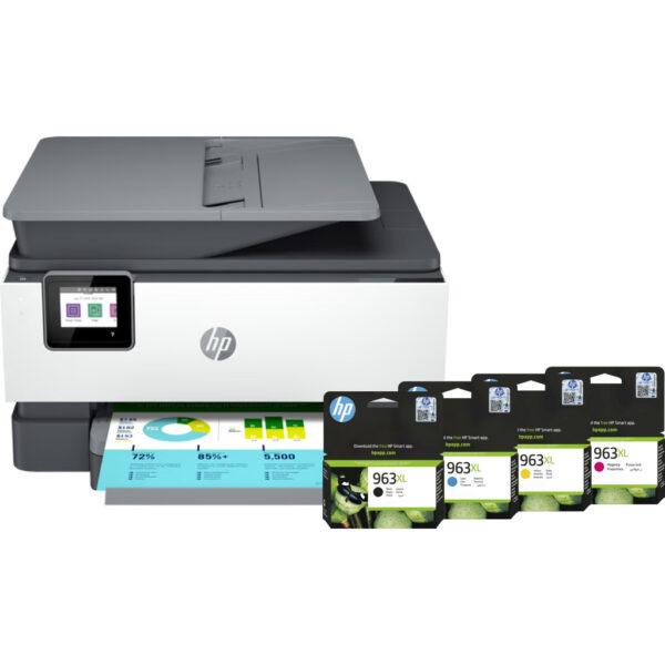 HP Officjet Pro 9014e + 1 set extra inkt - vergelijk en bespaar - Vergelijk365