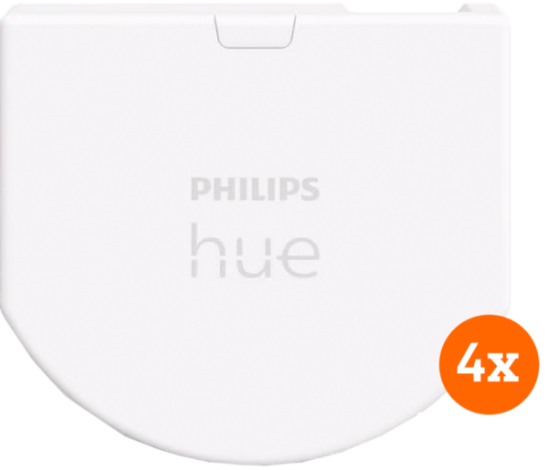Philips Hue wandschakelaarmodule 4-pack - vergelijk en bespaar - Vergelijk365