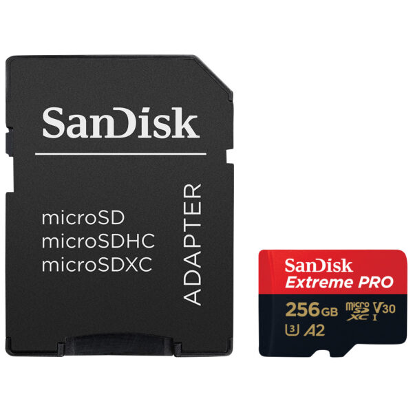 SanDisk MicroSDXC Extreme Pro 256GB 200mb/s - vergelijk en bespaar - Vergelijk365