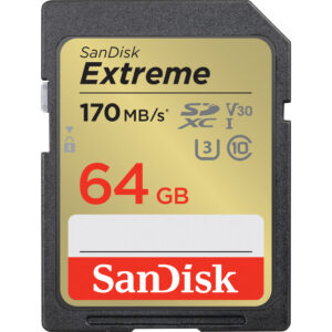 SanDisk SDXC Extreme 64GB 170mb/s - vergelijk en bespaar - Vergelijk365