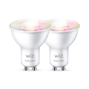 WiZ Smart Spot 2-pack - Gekleurd en Wit Licht - GU10 - vergelijk en bespaar - Vergelijk365