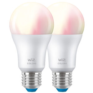 WiZ Smart lamp 2-pack - Gekleurd en Wit Licht - E27 - vergelijk en bespaar - Vergelijk365