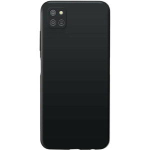 XQISIT Silicone Case Samsung Galaxy A03 Back Cover Zwart - vergelijk en bespaar - Vergelijk365