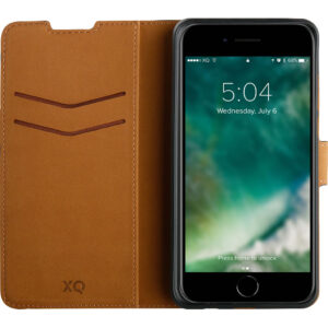 XQISIT Wallet Case Apple iPhone SE 2022 / SE 2020 / 8 / 7 Book Case Zwart - vergelijk en bespaar - Vergelijk365