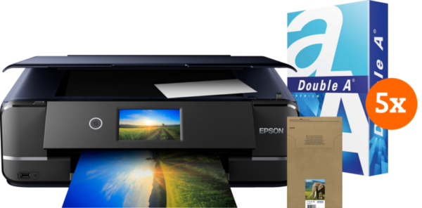 Epson Expression Photo XP-970 + 1 set extra inkt + 2.500 vellen A4 papier - vergelijk en bespaar - Vergelijk365