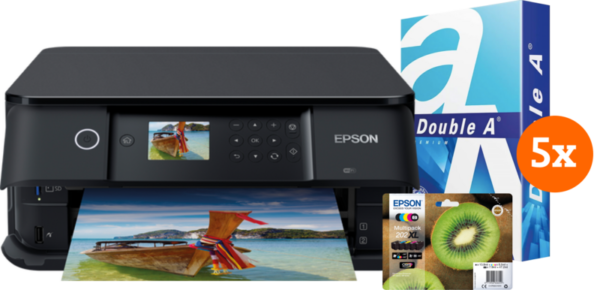 Epson Expression Premium XP-6100 + 1 set extra inkt + 2.500 vellen A4 papier - vergelijk en bespaar - Vergelijk365