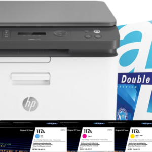 HP Color Laser MFP 178nw + 1 extra set toners + 2.500 vellen A4 papier - vergelijk en bespaar - Vergelijk365