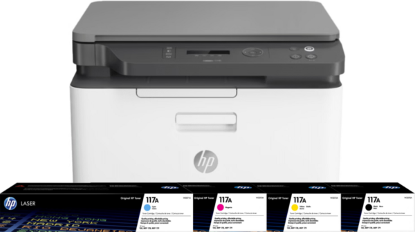 HP Color Laser MFP 178nw  + 1 extra set toners - vergelijk en bespaar - Vergelijk365