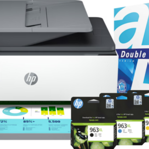 HP Officjet Pro 9014e + 1 set extra inkt + 2.500 vellen A4 papier - vergelijk en bespaar - Vergelijk365