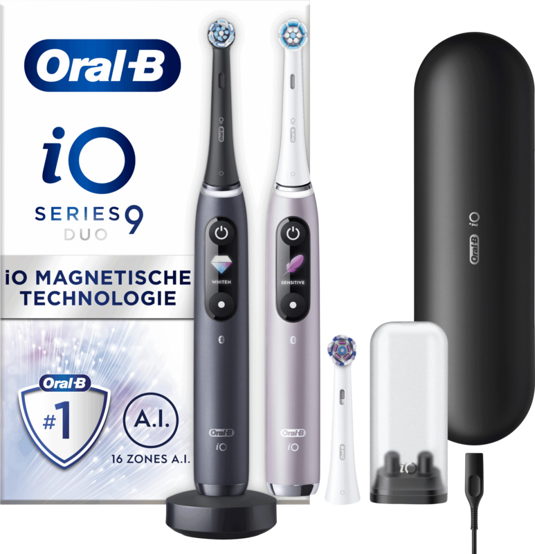 Kloppen draagbaar buik Oral-B iO 9n Rozenkwarts en Onyx Zwart Duo Pack Speciale Editie kopen? |  elektrische tandenborstels vergelijken | Vergelijk365