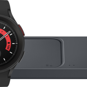 Samsung Galaxy Watch5 Pro Zwart 45mm + Duo Draadloze Oplader 15W - vergelijk en bespaar - Vergelijk365