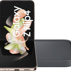 Samsung Galaxy Z Flip 4 512GB Goud Roze 5G + Draadloze Oplader 15W - vergelijk en bespaar - Vergelijk365