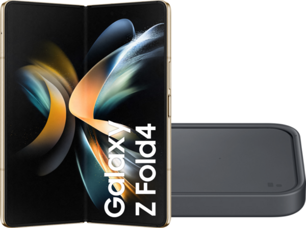 Samsung Galaxy Z Fold 4 256GB Beige 5G + Draadloze Oplader 15W - vergelijk en bespaar - Vergelijk365