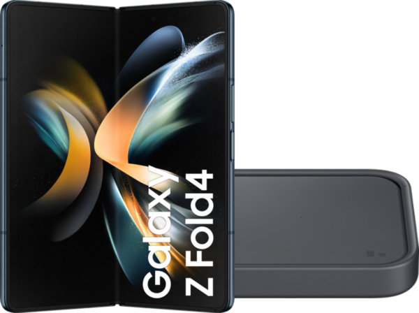 Samsung Galaxy Z Fold 4 256GB Grijs Groen 5G + Draadloze Oplader 15W - vergelijk en bespaar - Vergelijk365