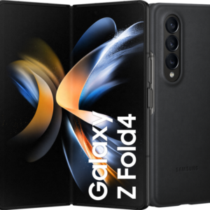 Samsung Galaxy Z Fold 4 256GB Zwart 5G + Back Cover Leer Zwart - vergelijk en bespaar - Vergelijk365