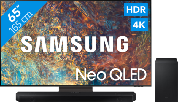 Samsung Neo QLED 65QN92A + Soundbar - vergelijk en bespaar - Vergelijk365