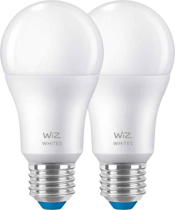 WiZ Smart Lamp 2-pack - Warm tot Koelwit Licht - E27 Mat - vergelijk en bespaar - Vergelijk365