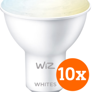 WiZ Smart Spot 10-pack - Warm tot Koelwit licht - GU10 - vergelijk en bespaar - Vergelijk365