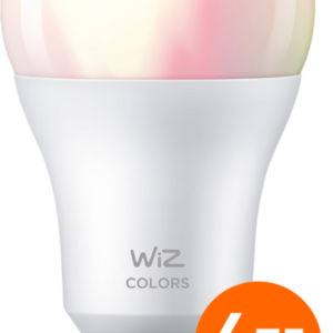 WiZ Smart lamp 4-pack - Gekleurd en Wit Licht - E27 - vergelijk en bespaar - Vergelijk365