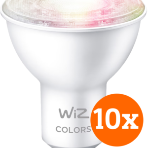 WiZ Spot 10-pack - Slimme LED-Verlichting - Gekleurd en Wit - vergelijk en bespaar - Vergelijk365