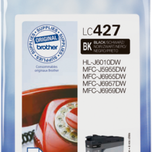 Brother LC-427 Cartridge Zwart - vergelijk en bespaar - Vergelijk365