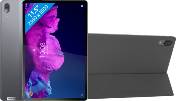 Lenovo Tab P11 Pro 128GB Wifi + 4G Grijs + Folio Book Case Zwart - vergelijk en bespaar - Vergelijk365