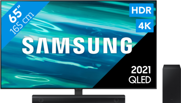 Samsung QLED 65Q80A + Soundbar - vergelijk en bespaar - Vergelijk365