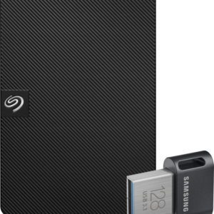Seagate Expansion Portable 1TB + Samsung Fit Plus USB 128GB - vergelijk en bespaar - Vergelijk365