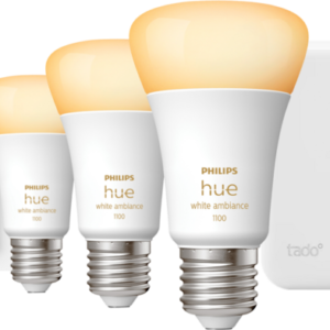 Tado Thermostaat V3+ Startpakket + Philips Hue White Ambiance E27 Startpakket - vergelijk en bespaar - Vergelijk365