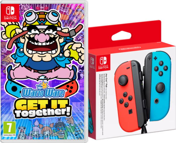 Wario Ware: Get it Together Nintendo Switch + Joy-Con set Rood/Blauw - vergelijk en bespaar - Vergelijk365