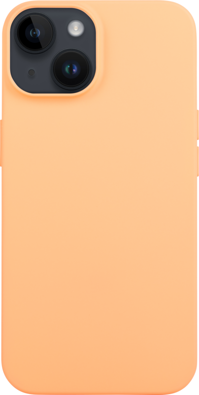 BlueBuilt Soft Case Apple iPhone 14 Back Cover Oranje - vergelijk en bespaar - Vergelijk365