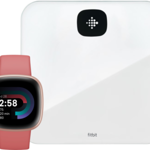 Fitbit Versa 4 Roze + Fitbit Aria Air Weegschaal Wit - vergelijk en bespaar - Vergelijk365
