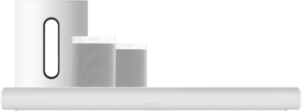Sonos Arc + 2x One + Sub Mini Wit - vergelijk en bespaar - Vergelijk365