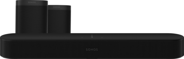 Sonos Beam Gen2 5.0 + One SL zwart (2x) - vergelijk en bespaar - Vergelijk365