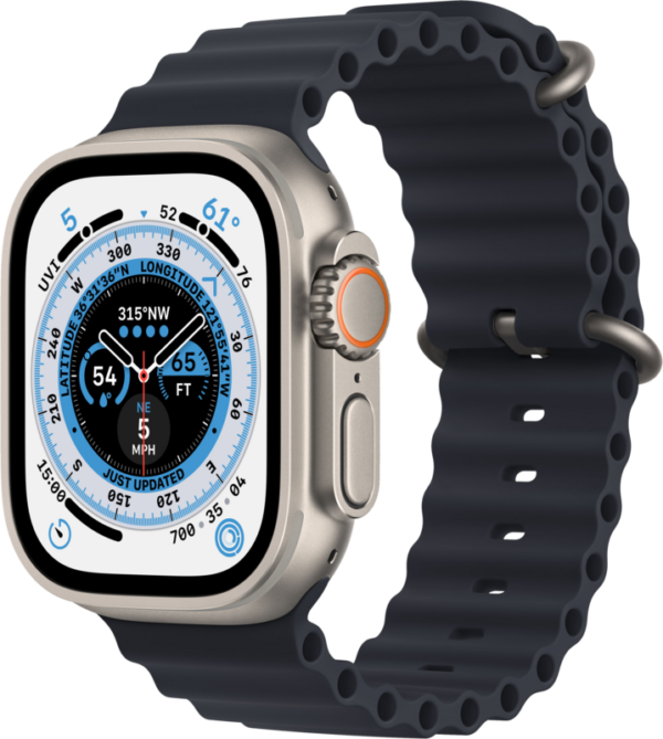 Apple Watch Ultra 4G 49mm Titanium Midnight Ocean Sportband - vergelijk en bespaar - Vergelijk365