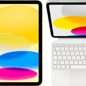 Apple iPad (2022) 10.9 inch 64GB Wifi + 5G Geel + Magic Keyboard Folio - vergelijk en bespaar - Vergelijk365