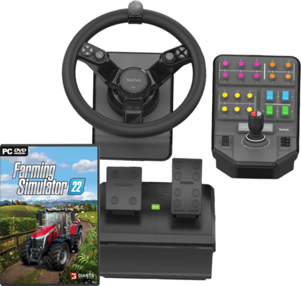 Farming Simulator 22 PC + Saitek Farm Sim Controller - vergelijk en bespaar - Vergelijk365