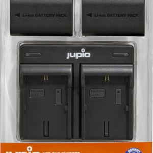 Jupio Kit: 2x Battery LP-E6NH + USB Dual Charger - vergelijk en bespaar - Vergelijk365