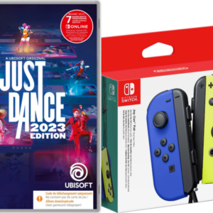 Just Dance 2023 + Nintendo Switch Joy-Con set Blauw/Neon Geel - vergelijk en bespaar - Vergelijk365