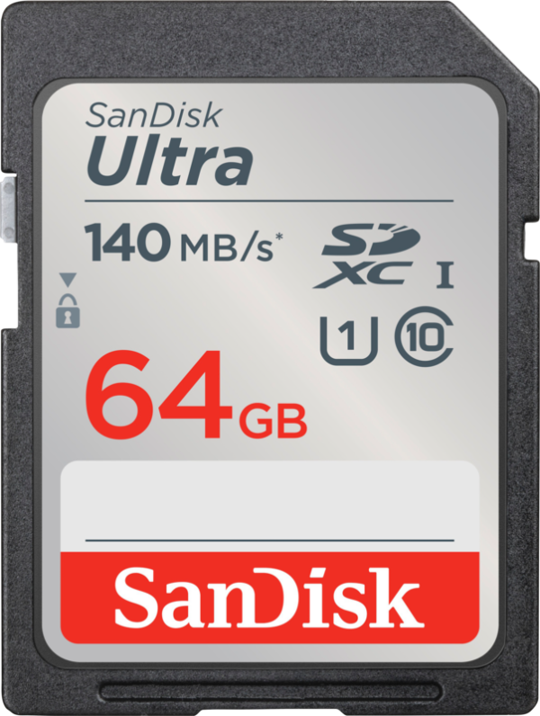SanDisk SDXC Ultra 64GB 140mb/s - vergelijk en bespaar - Vergelijk365