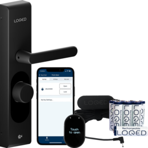 Loqed Touch Smart Lock Zwart + Power Kit - vergelijk en bespaar - Vergelijk365
