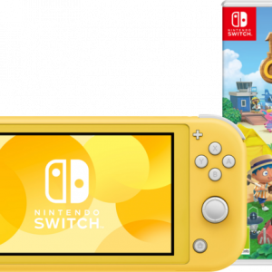 Nintendo Switch Lite Geel + Animal Crossing New Horizons - vergelijk en bespaar - Vergelijk365