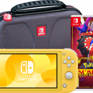 Nintendo Switch Lite Geel + Pokémon Scarlet + Bigben Beschermtas - vergelijk en bespaar - Vergelijk365