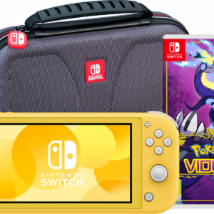Nintendo Switch Lite Geel + Pokémon Violet + Bigben Beschermtas - vergelijk en bespaar - Vergelijk365