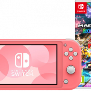 Nintendo Switch Lite Koraal + Mario Kart 8 Deluxe Switch - vergelijk en bespaar - Vergelijk365