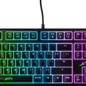Xtrfy K4 RGB Fullsize Gaming Toetsenbord Qwerty Zwart - vergelijk en bespaar - Vergelijk365