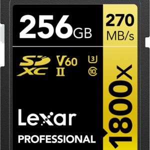 Lexar SD Pro Gold Series UHS-II 1800x 256GB V60 - vergelijk en bespaar - Vergelijk365