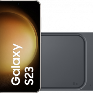 Samsung Galaxy S23 128GB Crème 5G + Duo Draadloze Oplader 15W - vergelijk en bespaar - Vergelijk365