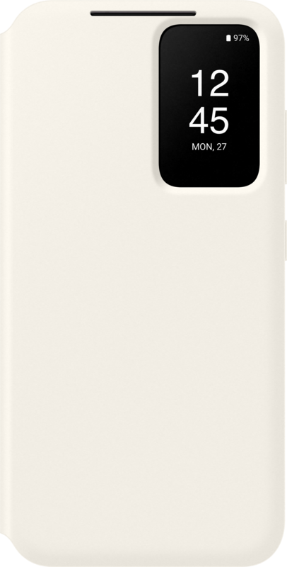 Samsung Galaxy S23 Clear View Book Case Creme - vergelijk en bespaar - Vergelijk365