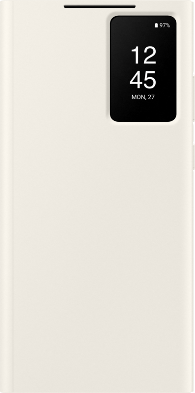 Samsung Galaxy S23 Ultra Clear View Book Case Creme - vergelijk en bespaar - Vergelijk365